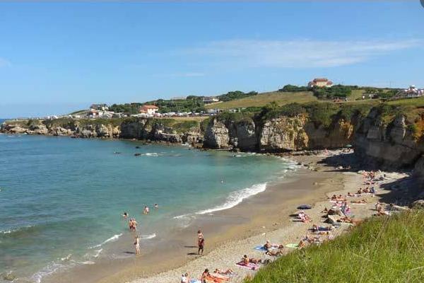 Playas para ir con perros en Asturias - Playa Cervigón en El Rinconín, Gijón